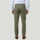 Men's Olive Green Slim Fit Chino Trousers, हल्का हरा, small