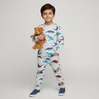 Boys' 100% Cotton Baba Suit, Light Blue, small image number null
