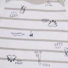 Infants' 100% Cotton Baba Suit, गहरा ग्रे, small image number null
