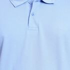 Men's Collared Half Sleeves T-Shirt , हल्का नीला, small