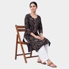 Women's Black Kurta, काला, small