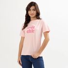 Ladies' Round Neck T-Shirt, Light Pink, small image number null