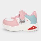 Girls Light Pink Velcro Casual Shoes, Pink, small image number null