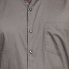 Men's 100% Cotton Formal Shirt, Dark Grey, small image number null