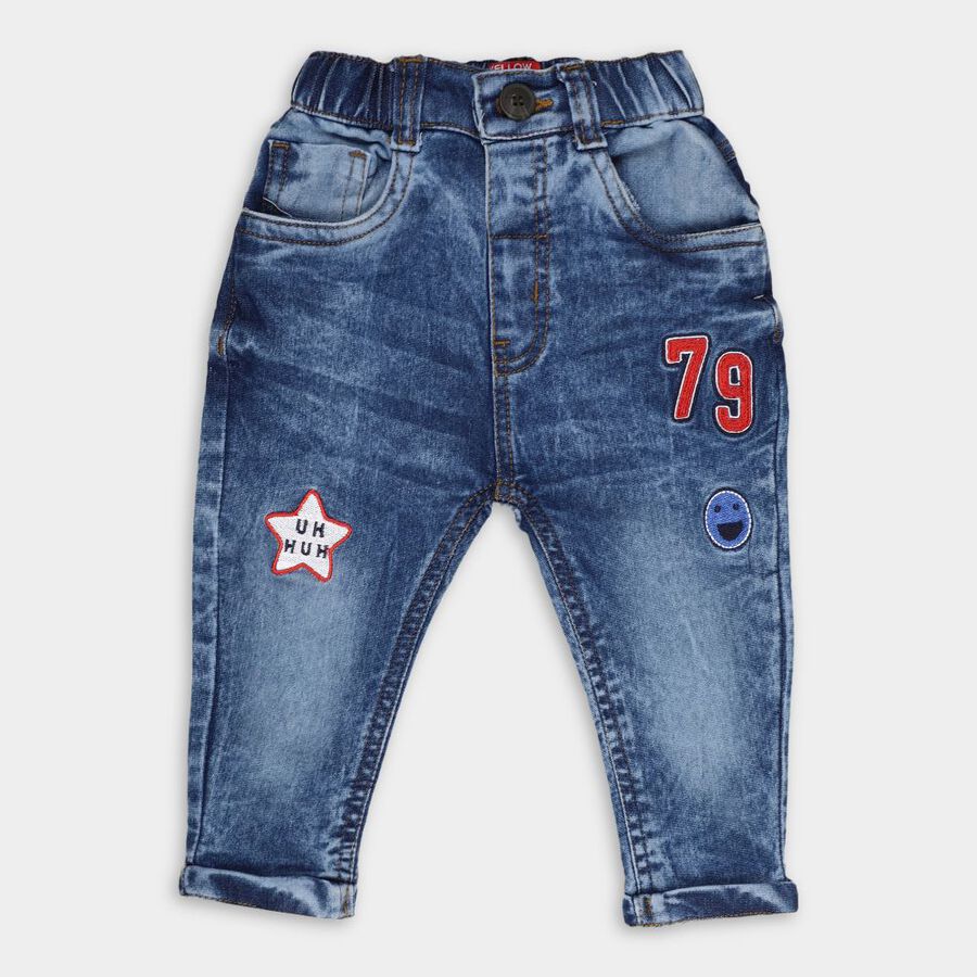 Infants' Jeans, मध्यम नीला, large image number null