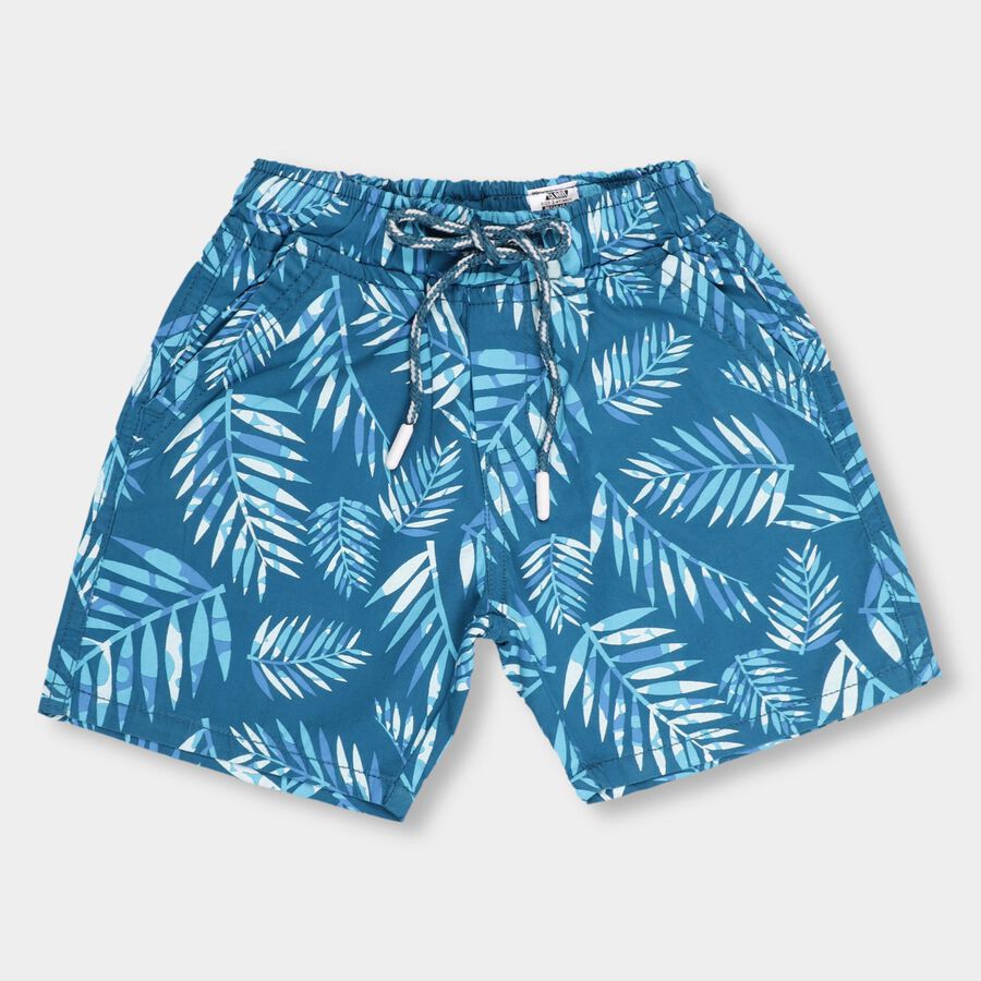 Boys' 100% Cotton Bermudas , Mid Blue, large image number null