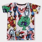 Boys' Half Sleeves T-Shirt , Beige, small image number null