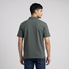 Men Light Green Polo Neck Polo T-Shirt, Light Green, small