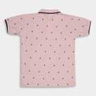 Boys' Cotton Half Sleeves T-Shirt, हल्का गुलाबी, small image number null