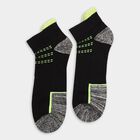 Men's Socks (Pack of 3), Black, small