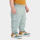 Infants' Mint Green Jogger Fit Polka Dot Cargo Pocket Pyjama, हल्का हरा, small