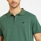 Solid Polo Shirt, Dark Green, small image number null