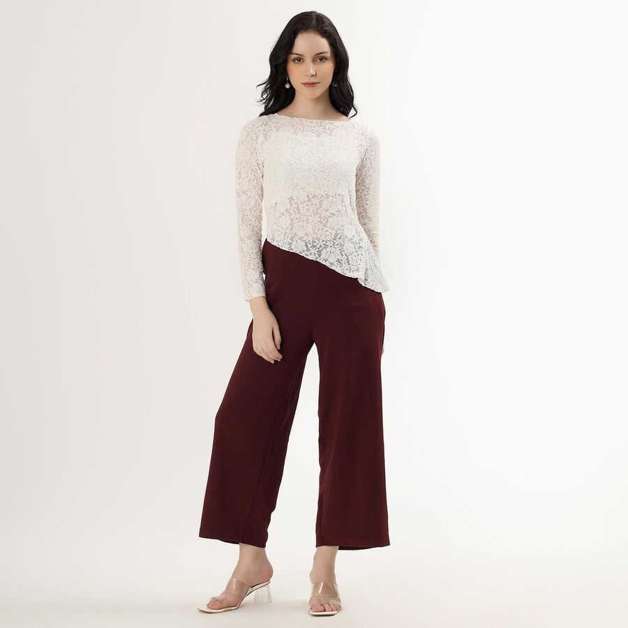 Ladies' Top, सफ़ेद, large