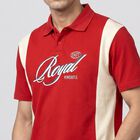 Men's Red Polo Neck Polo T-Shirt, Red, small