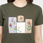 Ladies' Round Neck T-Shirt, Olive, small image number null