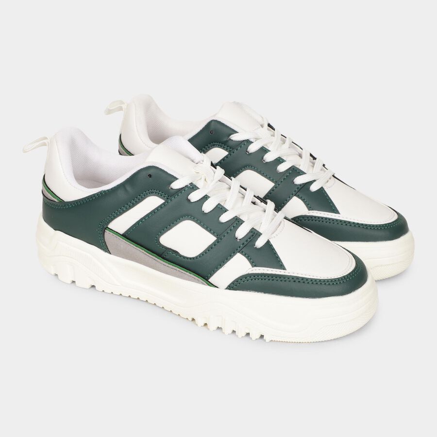 Men's Casual Shoes, हरा, large image number null