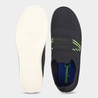 Men's Grey Slip-On Casual Sneakers, ग्रे, small