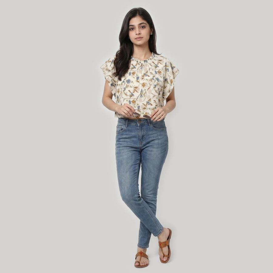 Ladies' Top, Off White, large