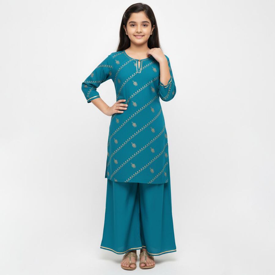Girls' Fusion Set, टील ब्लू, large image number null