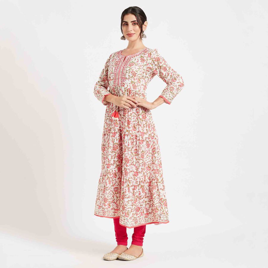 Embroidered Kurta, Aqua, large image number null