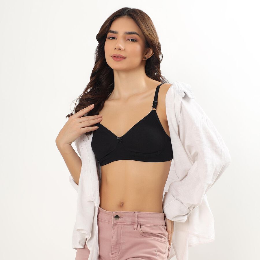 Ladies' Bra , Black, large image number null