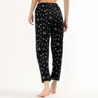 Women's Light Grey Relaxed Fit Cotton Blend Pyjama, काला, small