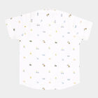 Boys Cotton Casual Shirt, ऑफ व्हाइट, small image number null