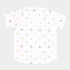 Boys Cotton Casual Shirt, Off White, small image number null