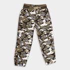 Boys' 100% Cotton Trousers, Olive, small image number null