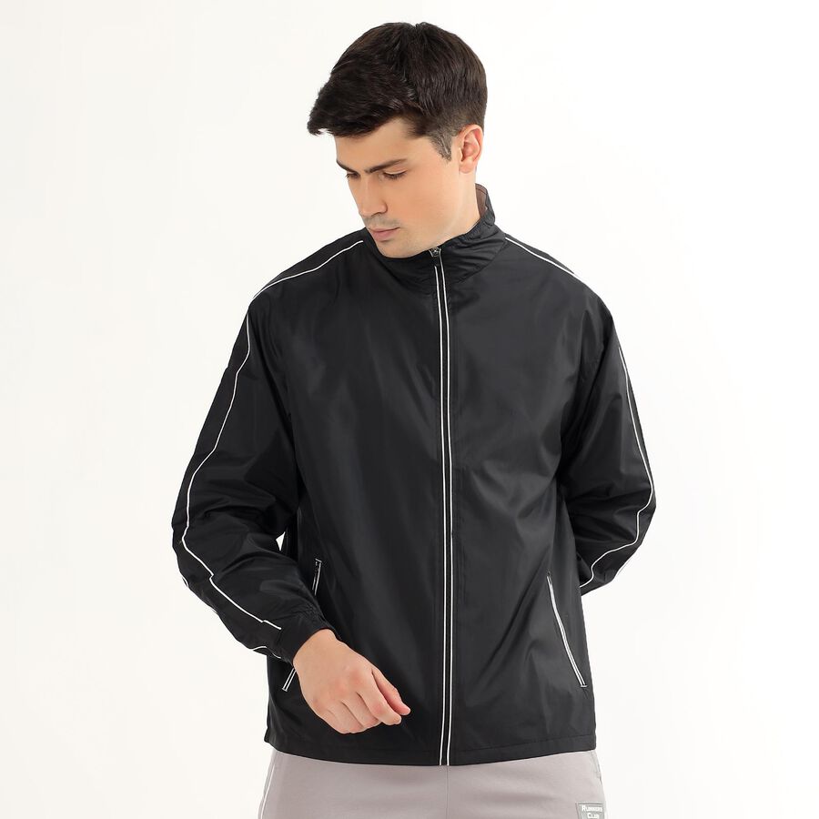 Men's Jacket, काला, large image number null