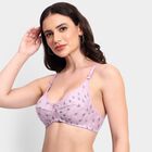 Ladies'100% Cotton Bra, Pink, small image number null