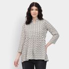 Ladies' Kurti , ऑफ व्हाइट, small image number null