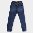 Boys' Cargo Jeans , Mid Blue, small image number null