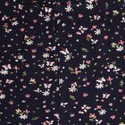 Girls' Dark Navy Blue Printed Cotton Blend Legging, नेवी ब्लू, small image number null