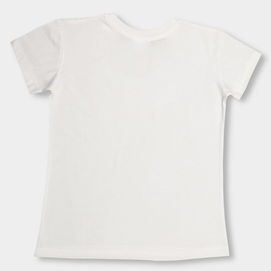 Girls' T-Shirt, Off White, large image number null