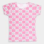 Girls' Cotton T-Shirt, Pink, small image number null