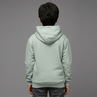 Boys Light Sage Green Hooded Casual Sweatshirt, हल्का हरा, small image number null