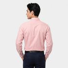 Men's Pink Regular Fit Formal Shirt, Light Pink, small