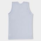 Infants' 100% Cotton Vest , Light Blue, small