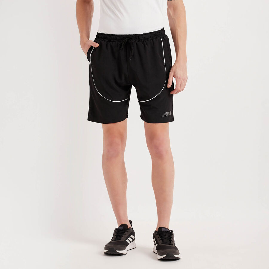 Cut & Sew Bermuda, Black, large image number null