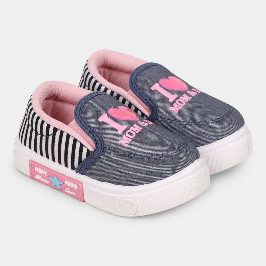 Girls' Shoes, Blue, large image number null