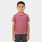 Boys Pink Polo Neck Polo Boys T-Shirt, गुलाबी, small