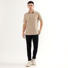 Men's 100% Cotton Regular Collar Casual Shirt , Mustard, small image number null