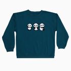 Girls' Sweatshirt, Dark Green, small image number null