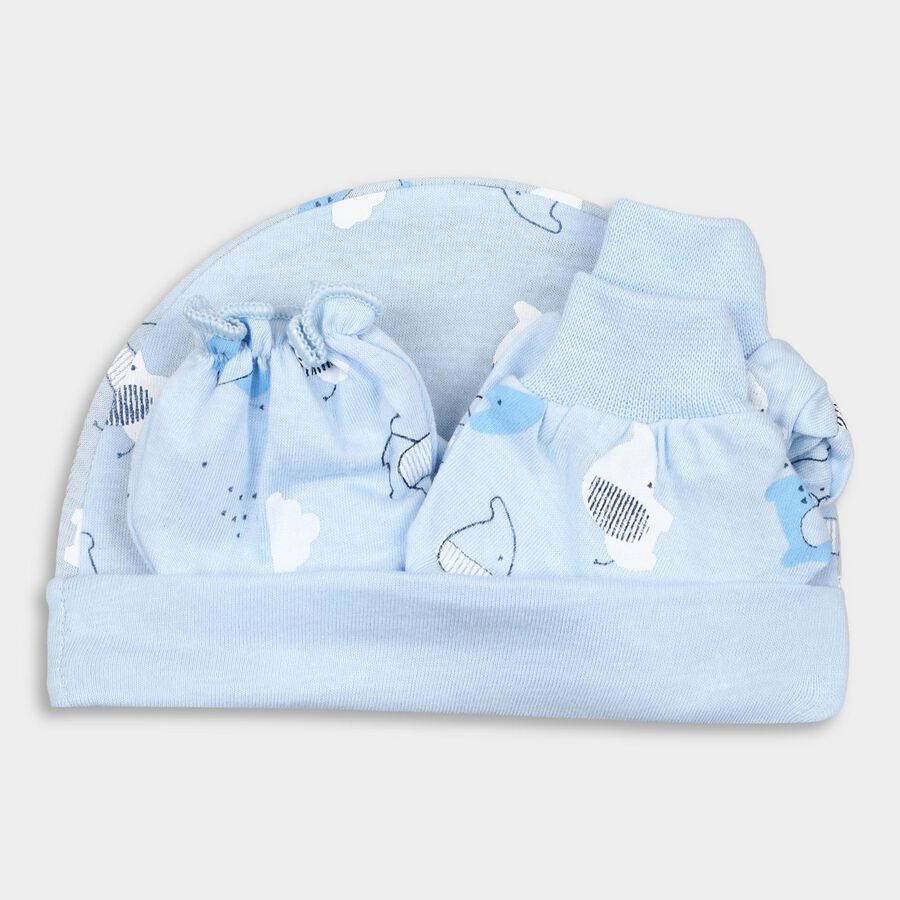Infants' 100% Cotton Gift Set , Light Blue, large image number null