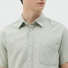 Men's Light Sage Green Half Sleeve Classic Casual Shirt, हल्का हरा, small image number null