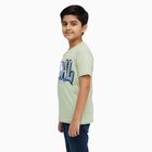 Boys' Half Sleeves T-Shirt, हल्का हरा, small image number null
