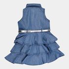 Embellished Frock, Mid Blue, small image number null