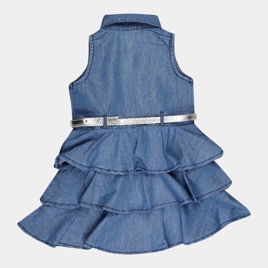 Embellished Frock, Mid Blue, large image number null
