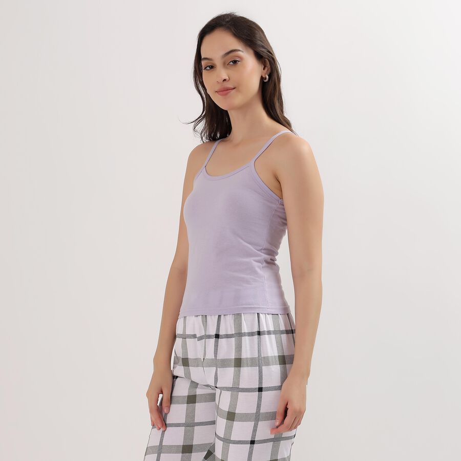 Ladies' 100% Cotton Slips, Lilac, large image number null